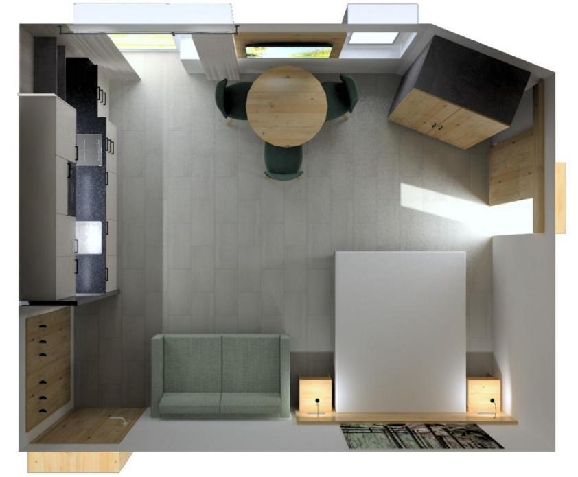 Ferienhaus Mott Lermoos Oda fotoğraf